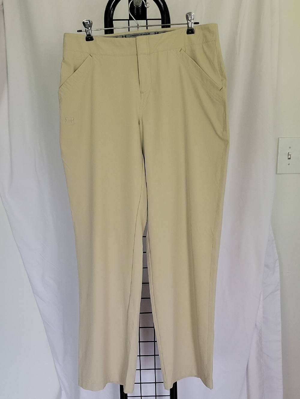 Under Armour Pants, 10, Khaki/Tan
